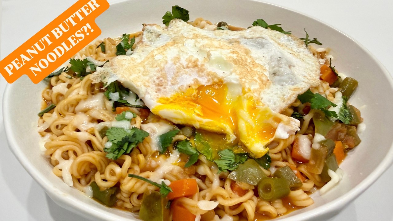 Upgrade Instant Noodles with Peanut Butter & Runny Egg