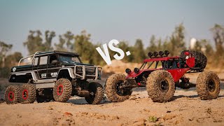 4Wd Vs 6Wd Rock Crawler Comparison | Rc Cars Tow Chain