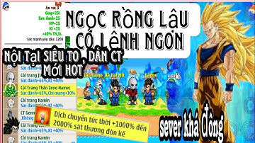 Ngọc Rồng Lậu Mới || Sever Miễn Phí Vô Hạn Vàng Ngọc Có Full Lệnh Nhiều Cải Trang Xịn