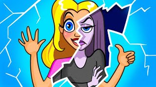 RICH SOFT GIRL VS BROKE GOTH GIRL || Which Mom Is the Best? || Cartoon Animation