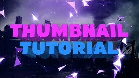 Tutorial || 3d text thumbnail || How to make 3d text thumbnail on android