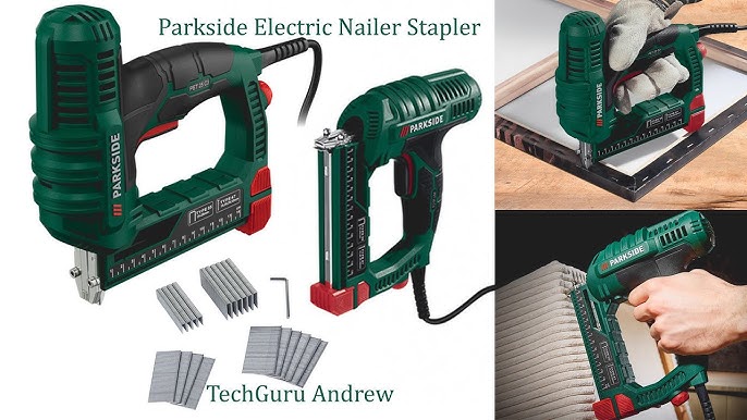 Parkside Electric PHET Stapler Testing Unboxing & - LIDL C2 from 15 YouTube Nailer 