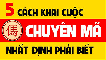 Top 5 cách khai cuộc cờ tướng chuyên sâu với Mã | Nhất định bạn phải biết khi chơi cờ.