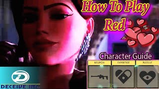 Deceive Inc. How to play Red /// Character Guide