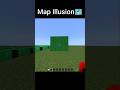 Map Illusion🗺️ #shorts #minecraft