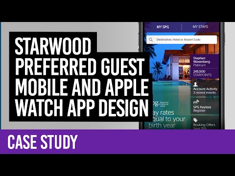 Starwood Preferred Guest mobile and Apple Watch app design [CASE STUDY]