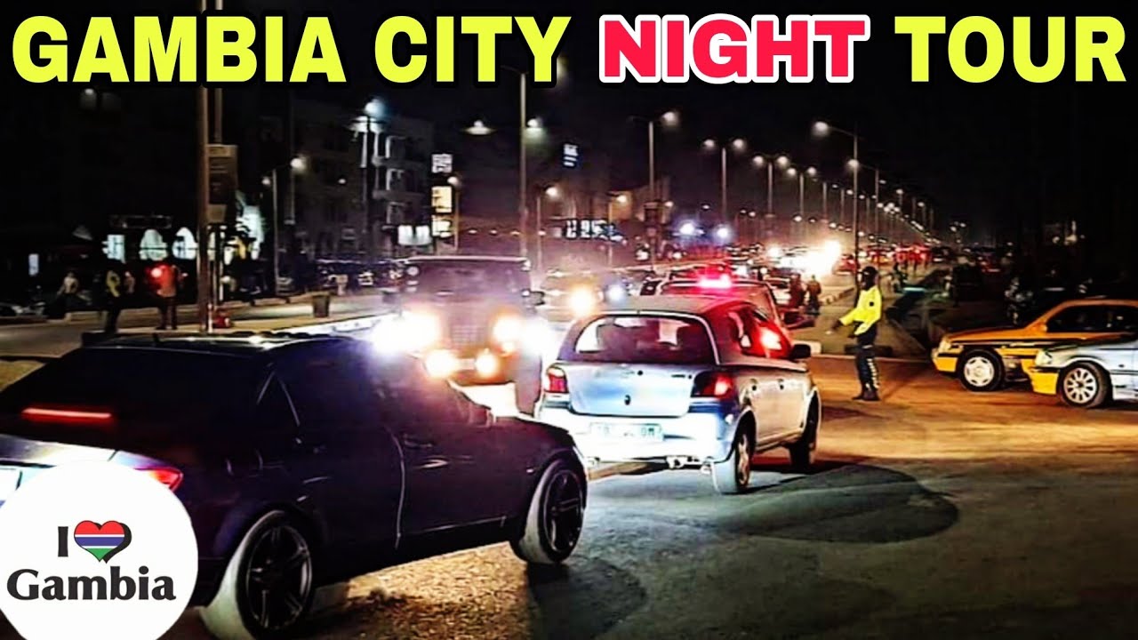 Gambia Night Tour: Stunning Views and City Lights | OIC Road Project and Post-Demolition Night Tour