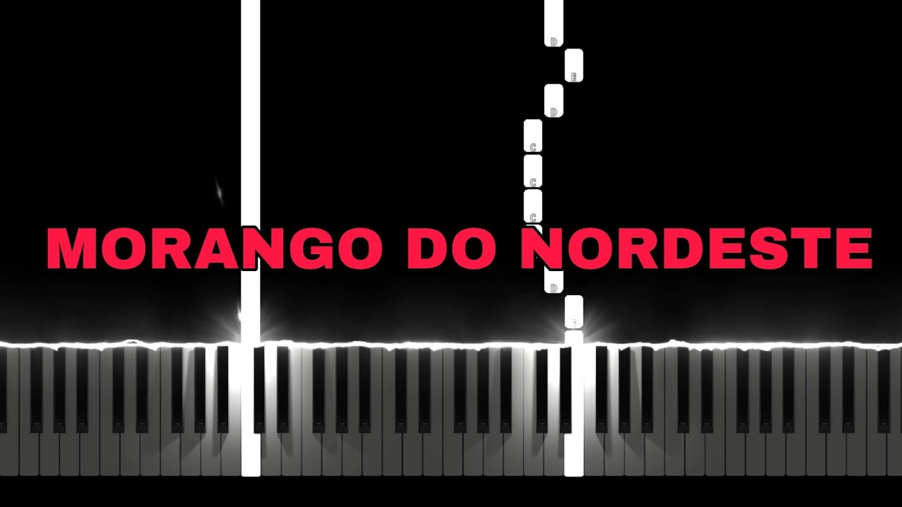 Morango do Nordeste - Karametade Piano Tutorial Fácil Morando do Nordeste