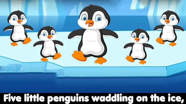 Five Little Penguins - Best Nursery Rhymes & Kids Songs - Kindergarten Baby Songs