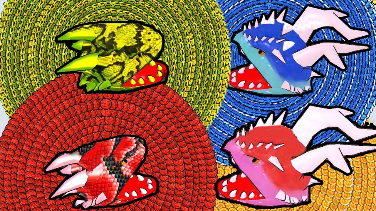 Snake Clash! .io - MAX LEVEL! Epic Snake Clash.io Gameplay! 