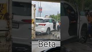 😈Beta VS Baap😈 Fortuner VS Thar #thar #youtubeshorts #shorts