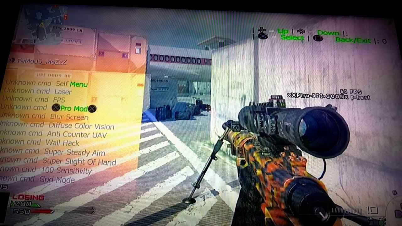 The Best CFG mod menu for mw2