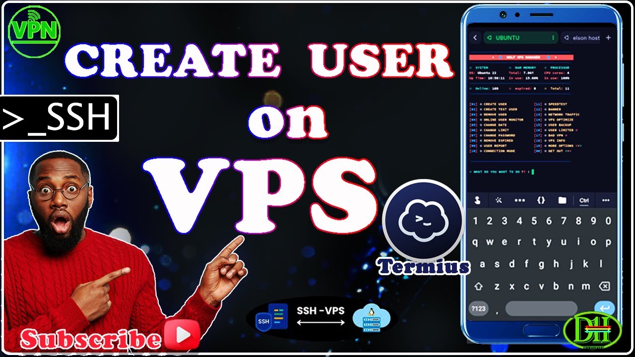 How to Create a User or SSH Account on a VPS (Easy Method) - YouTube