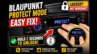 👉 Blaupunkt Protect Mode FIX (Unlock in 2 Seconds!)