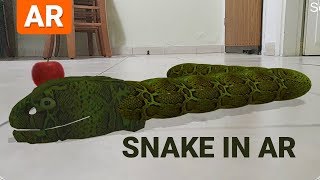 Snake game in Augmented Reality (ARCore) - Gameplay Preview screenshot 3