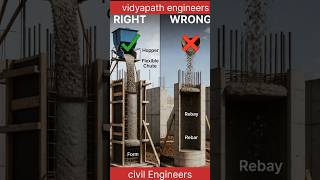 Column Concrete Pouring Right Vs Wrong Method 3