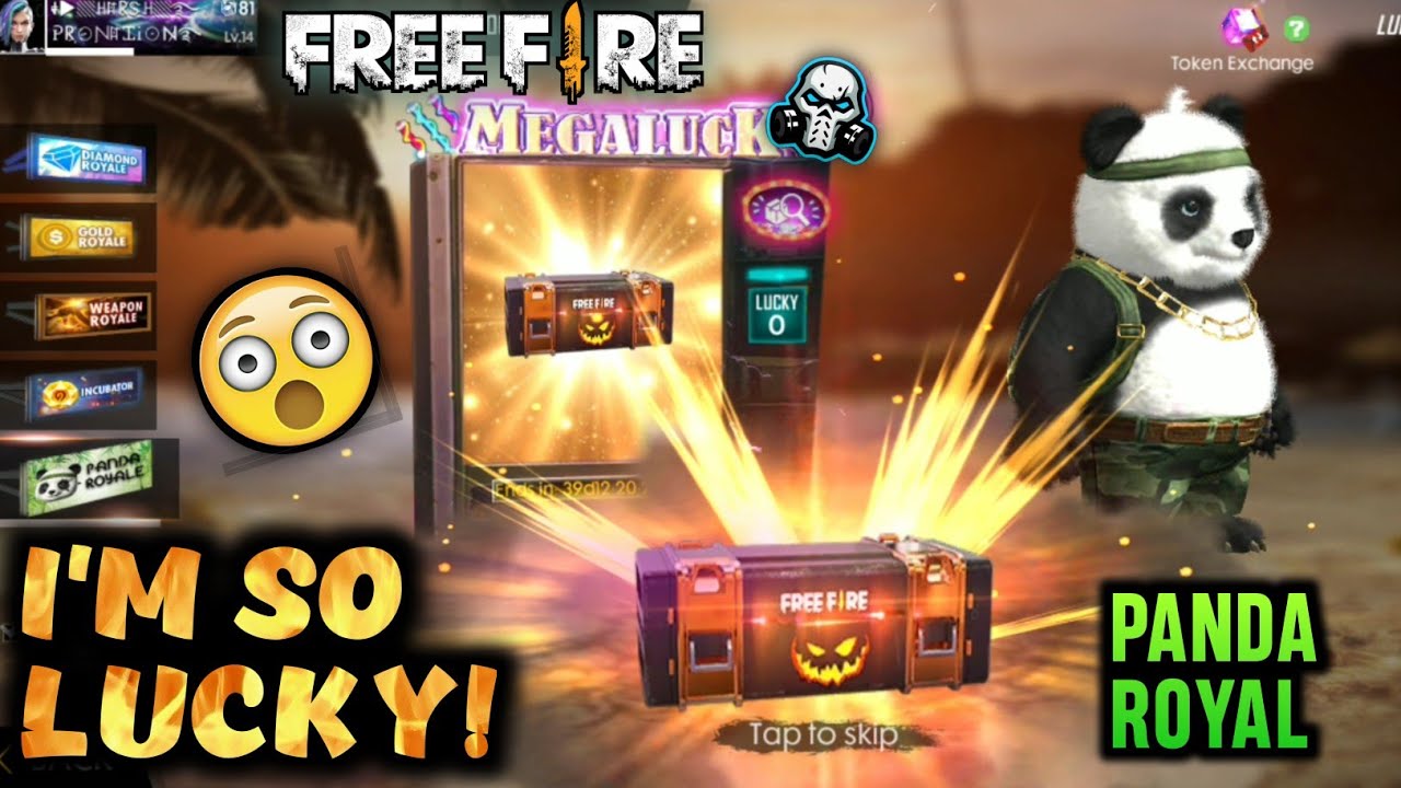 I'm So Lucky! New Panda Royal - Garena Free Fire - YouTube