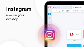 Instagram now on your desktop in the Opera browser screenshot 1
