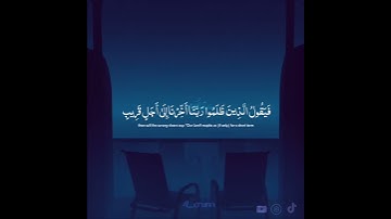 الآية ٤٤ من سورة إبراهيم | تلاوة القارئ إسلام صبحي #قران_كريم