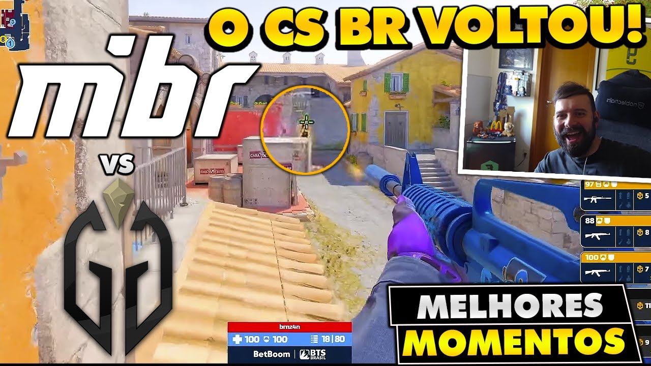 O CS BRASILEIRO ESTÁ DE VOLTA! Melhores Momentos: MIBR vs GAIMIN GLADIATORS - BB RUSH SEASON 1