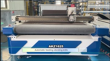 Acctek cnc knife cutting machine with auto feeding fuction  for different material cutting