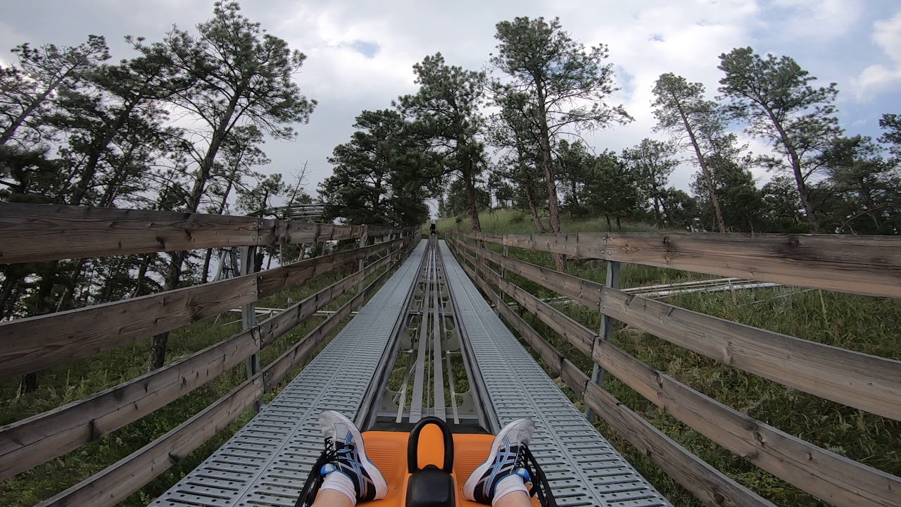 Riding a "Mountain Coaster" at 30mph!