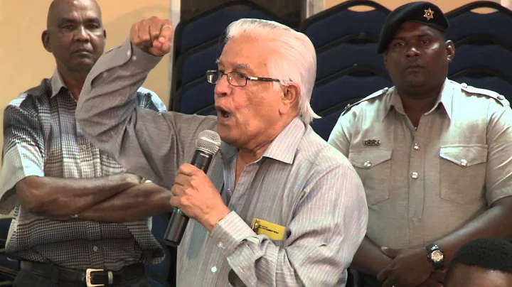 Former PM Basdeo Panday   Chaguanas
