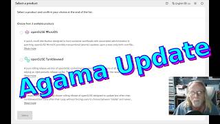 openSUSE AGAMA update, kudos and attaboys all around