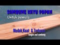 Cara menyambung kayu #woodworking #diy #sambungkayu #furnituredesign