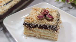 Just In 10 Minutes No Eggs, No Bake Creamy Bavarian Cake Recipe So Yummy