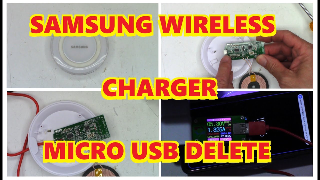 SAMSUNG WIRELESS CHARGER WONT CHARGE NO LIGHTS MICRO USB DELETE