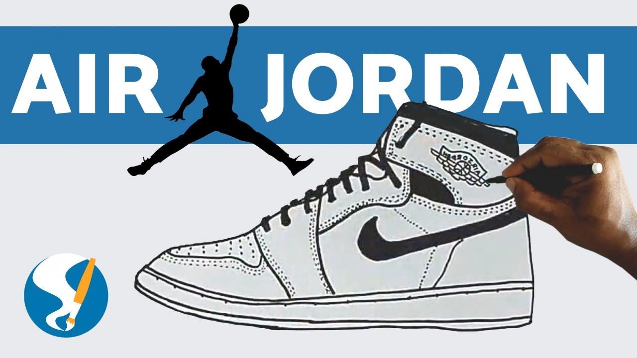 zapatillas jordan dibujo