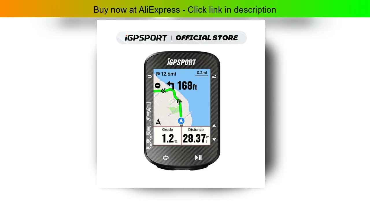 iGPSPORT BSC300 GPS Bike Computer Cycling Wireless Color Screen Map Navigation Support Indoor Train