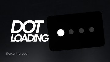 Dot loading animation | Figma tutorial | Figma animation