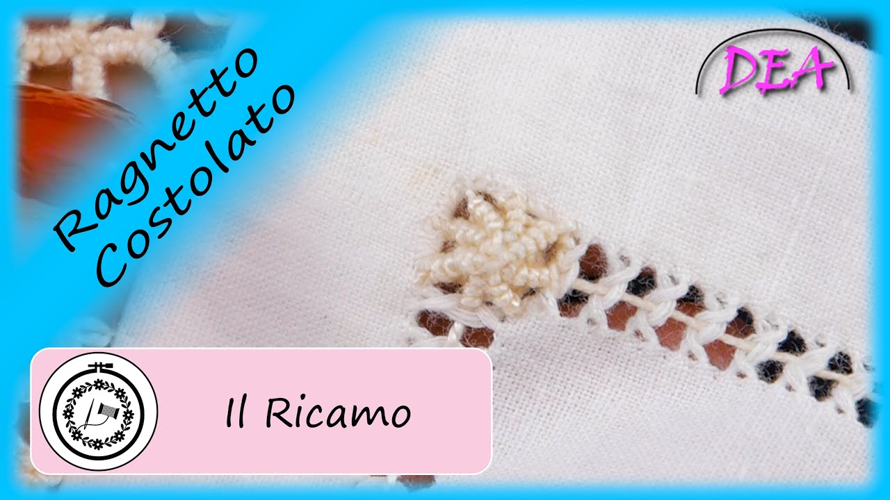 Ric.2°Tut.- Angolo. Il Ragnetto Costolato. Rifinitura degli angoli delle sfilature.