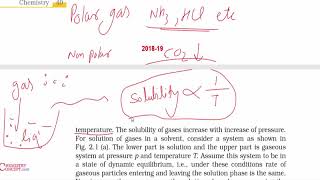 Solutions (Part 3) - Solubility & Henry's Law | Class 12 NCERT