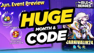 HUGE Month & CDKEY Code for June in Idle Heroes screenshot 1