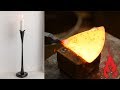 Blacksmithing - Forging a candlestick