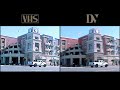 VHS vs. DV camcorder demo