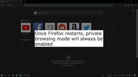 How to Always Start Mozilla Firefox in Private Browsing Mode
