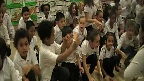 Chicago School kids doing Michael Jackson wanna be starting something