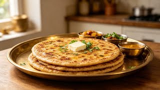 ਘਰ ਵਿੱਚ ਬਣਾਓ ਆਲੂ ਪਰਾਂਠਾ (Homemade Aloo Paratha Recipe | Crispy, Soft & Delicious) screenshot 1