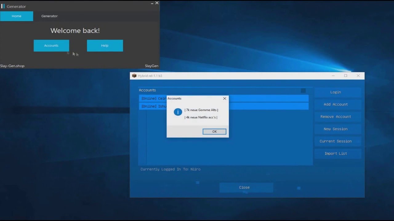 GOMME ALT GENERATOR SlayGen