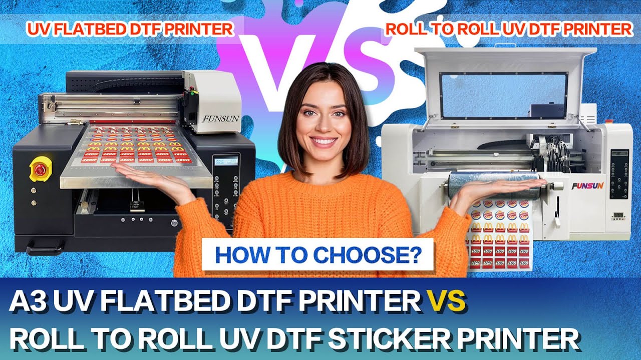 DTF Transfer/UV DTF Sticker/UV Flatbed Printer