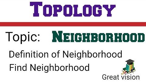 Neighborhood in topological space. @greatvision321