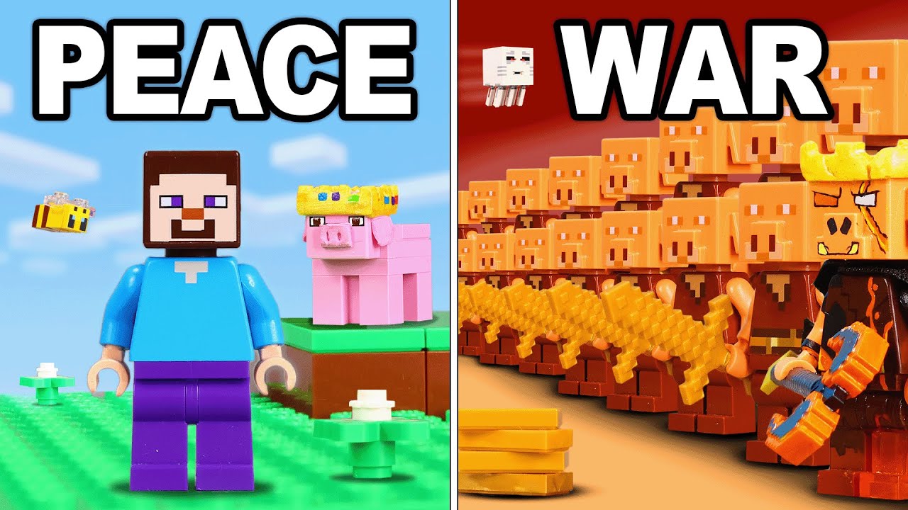 I Built a LEGO Minecraft World