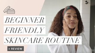 Beginner-Friendly Natural Skincare Routine + Review | Burt&#39;s Bee&#39;s Truly Glowing