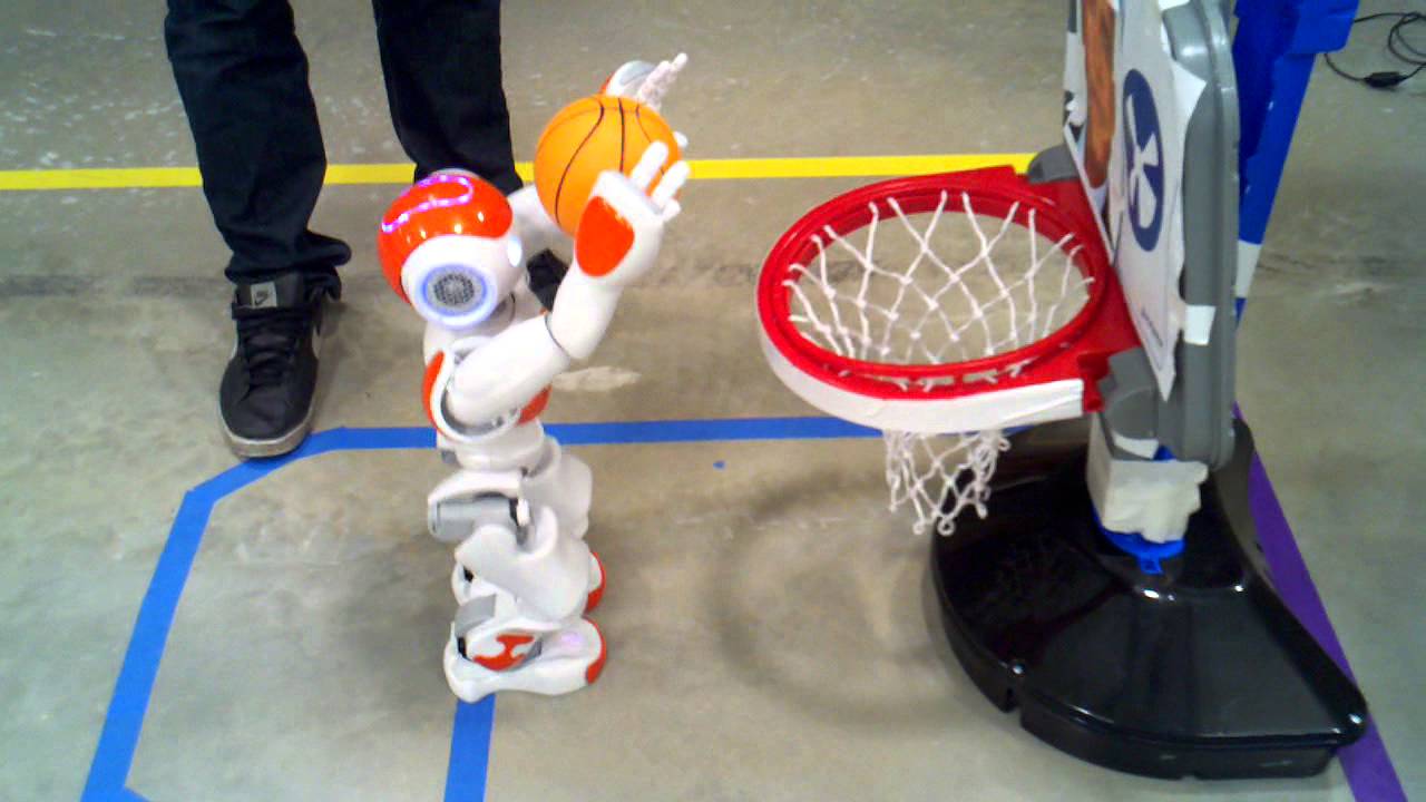 Marquette University Nao Robot Basketball Dunk Shot YouTube