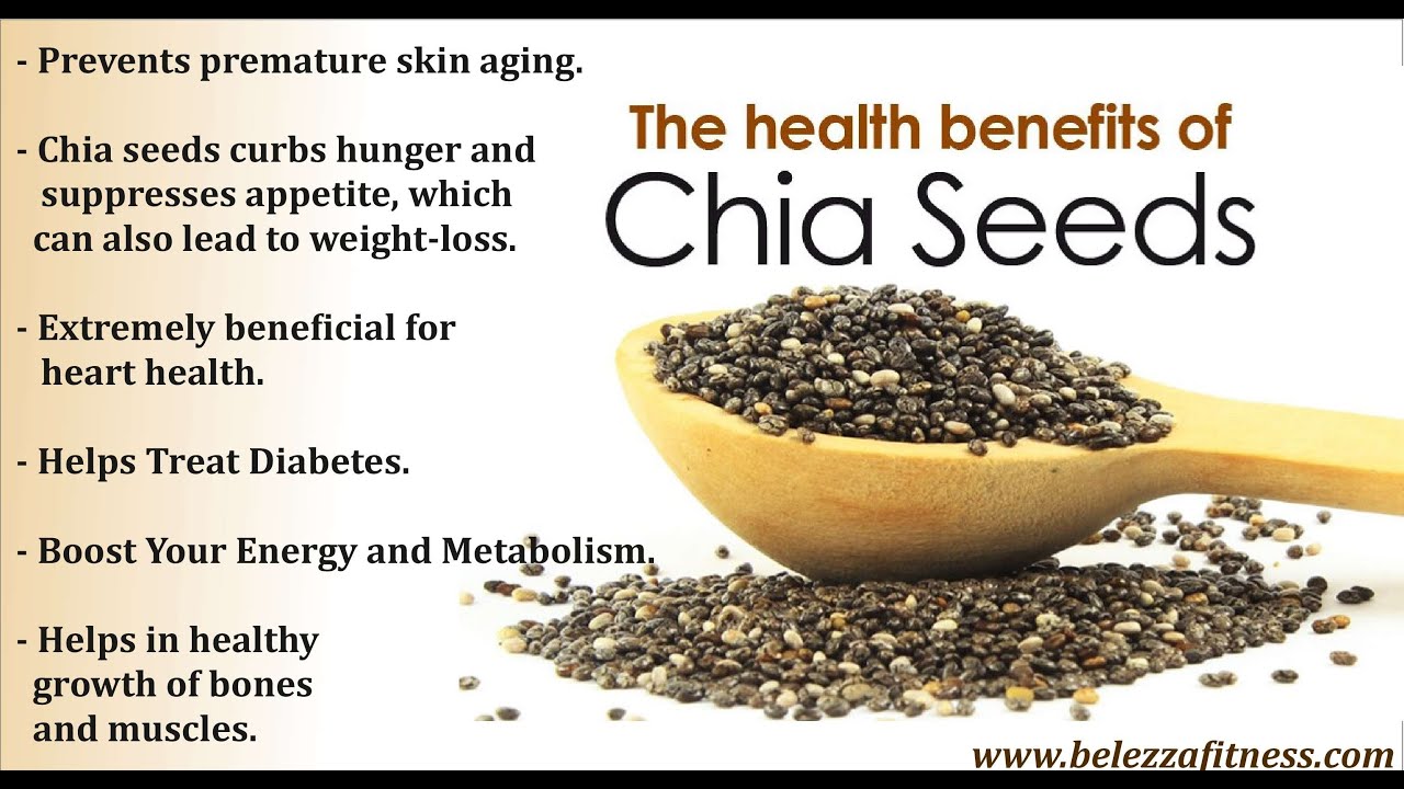 "BENEFITS OF CHIA SEEDS IN OUR HEALTH" - YouTube