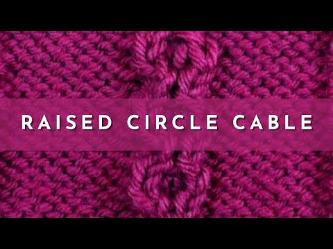 How to Knit the Elliptical Cable, Knitting Stitch Pattern